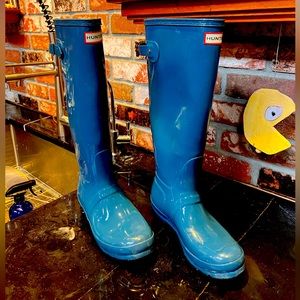 Hunter Womens Original Tall Back Adjustable Boot